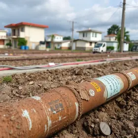 reparo emergencial em adutora