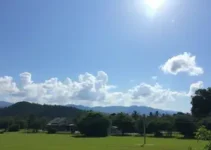 Rio Claro tempo ensolarado