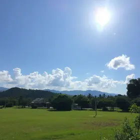 Rio Claro tempo ensolarado
