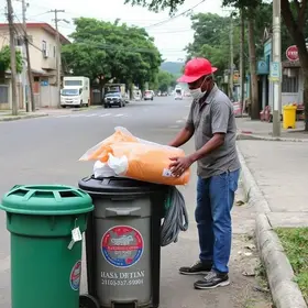 coleta de lixo em Rio Claro