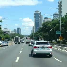 trânsito na Av. 32
