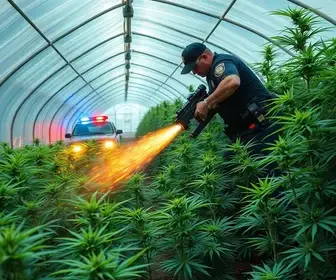 estufa de maconha